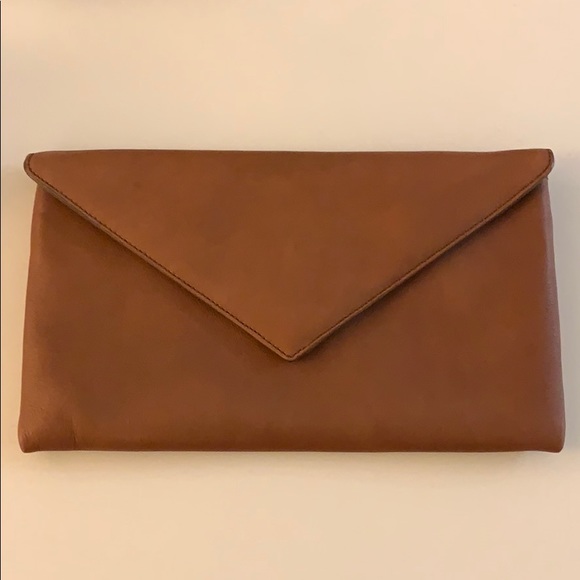 J. Crew Handbags - SALE! J. Crew Leather Envelope Clutch NWOT